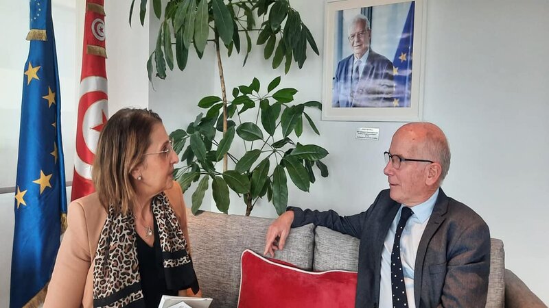 سفير الاتحاد الأوروبي لـ"الصباح":   نتابع باهتمام المسار السياسي في تونس وعودة المشهد الديموقراطي في أفضل الآجال.. وتركيز البرلمان سيشكل خطوات مصيرية ..